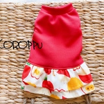 りんごとハリネズミのワンちゃんワンピ