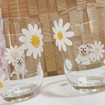マーガレット🌼✖︎柴犬（白柴）