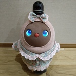 ラボット服 / 前開きレース襟付きブラウス・花柄