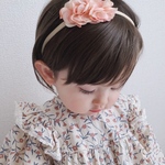 ▼▼　ニュアンスカラーピンク　mini  flowers   ▼▼ベビー　ヘアクリップ　ヘアバンド　ヘアピン　ヘアゴム