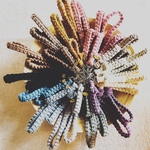 Newカラー追加❣️ 《BASIC タッセル》macrame key ring《キーホルダー》