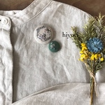 刺繍ブローチ　2個セット