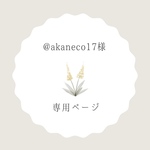 akaneco17様専用ページ