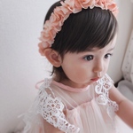 ＊＊花かんむり＊＊for　baby ♡ ニュアンスカラー