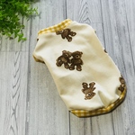 犬服『1点のみSSサイズ　🐻タンクトップ』完成品　わんこ服　ベアー