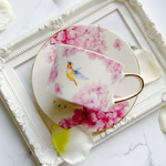 グラデーションが美しい♡桜満開のカップ&ソーサー