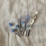fs02b💐成人式ヘア/卒業式ヘア/前撮りヘア/ウェディング/お呼ばれヘア/七五三ヘア/ヘアパーツ/ドライフラワー/かすみ草