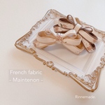 ‪バンドカラー増色♡【French fabric Ribbon⠀- Maintenon -】フレンチリバティ リバティ 輸入リバティ ベビーヘアバンド リボンヘアバンド フランス輸入