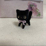 小さな黒猫ちゃん　モールアート　モールベア 