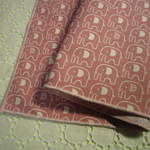 入学準備　かわいい　給食用　　男の子　女の子　ランチョンマット　（かわいい・ピンクぞうさん）