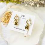 "Your"イニシャルピアス　large「B」