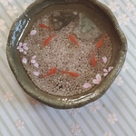 ミニチュア金魚 手びねり 春桜