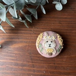 うさぎ刺繍　 （桜）