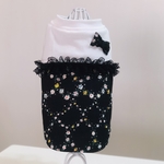 ブラック花柄🌼ワンピース👗
