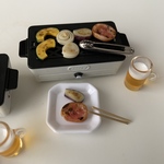 20時販売開始します。ロースターアッシュホワイト　ミニチュアおうち焼肉セット