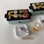 20時販売開始します。ロースターペールアクア　ミニチュアおうち焼肉セット