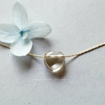 aries2188様ご注文品　 love heart necklace /AAA champagne collar quartz