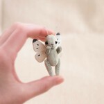 【3/5 21時～】モンシロチョウのぬいぐるみ A　あなただけの小さな相棒に