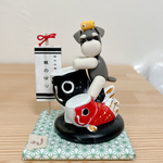 【再再販】【既製品】端午の節句オーナメント🎏ミニチュアシュナウザー　SP