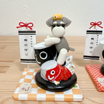 【既製品】【女の子バージョン】端午の節句オーナメント🎏ミニチュアシュナウザー　SP