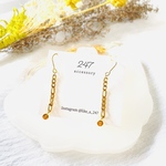 "Your"イニシャルピアス　small 「B&K」