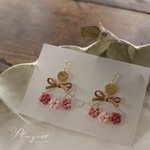 【ピアス】桜のゆらゆらイヤリング