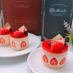 いちごのフレジェ　ケーキ　オブジェ　実物大☆フェイクスイーツ☆誕生日☆クレイケーキ☆ストロベリー