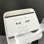 Dolls' eye☆プチピアス風イヤリング（ブルーのみ）