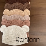 くま耳帽子🐻オーガニックコットン