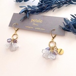 3/4（金）21時販売スタート💓【petale_tissu 】ブルーレースフラワーチャームアクセサリー
