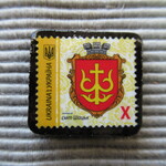 モーリタニア　切手ブローチ7634