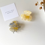 ミニ マーブルバンスクリップ シンプル ヘアクリップ  髪留め ハーフアップ ヘアアレンジ 1個