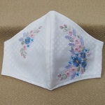 手刺繍マスク・フレッシュフラワーズ・Ｍ･160