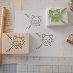 あのねー！ 猫さん 消しゴムはんこ