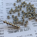 【60個】6mmシルバービーズ  CCB A-70