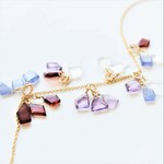 春の新作 【SELECT】カラーストーン　きらきらカケラ　14KGF40cmネックレス 
