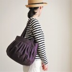 パープル/Mサイズ/balloon balloon トートバッグ/11号帆布【受注制作】 