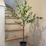 ドウダンツツジ　130cm フェイクグリーン　ポット　人工観葉植物  