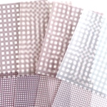 デザインペーパー 8枚入 ＊Gingham plaid -grey＊ [P034]
