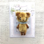 (送料込)  リボンベア　(オーカー)  095