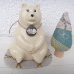 しろくま貯金箱　ミナペルホネン　タンバリン　ちょうちょ　マット＆ツリー　ハンドメイド