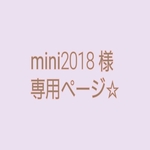 mini2018 さま専用ページ⸜❤︎⸝‍