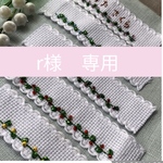 ［r様専用］受注製作★刺繍のメッセージネームタグ