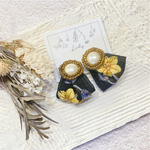 🌼NEW🌼◆greyインド刺繍ピアス◆