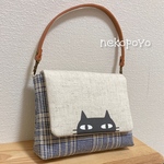 黒猫ミニバッグ　ネコ　ねこ　かわいい　可愛い