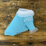 犬服　《春色》レースカラーのカットソー☆