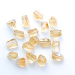 【2粒】シトリン　タンブルカット　約7-9*5.5-6.5*3.5-6.5mm