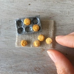 ミニチュア　マドレーヌ焼けたよ