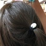ヘアゴム(本翡翠) 6個限定品
