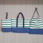 《入園グッズ》通園バッグ3点set(border)